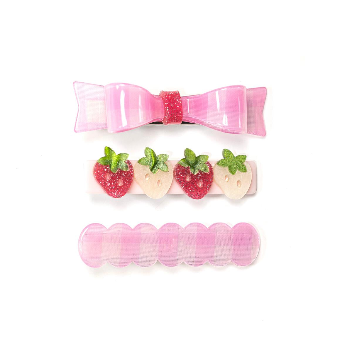 Trio Hairclip Moranguinho