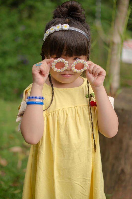 Arco Margaridas Brancas - Yoyo Bow Club