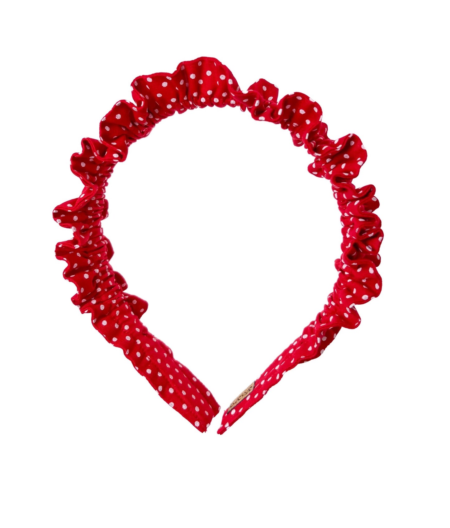 Arco Babadinho Poa Vermelho - Yoyo Bow Club