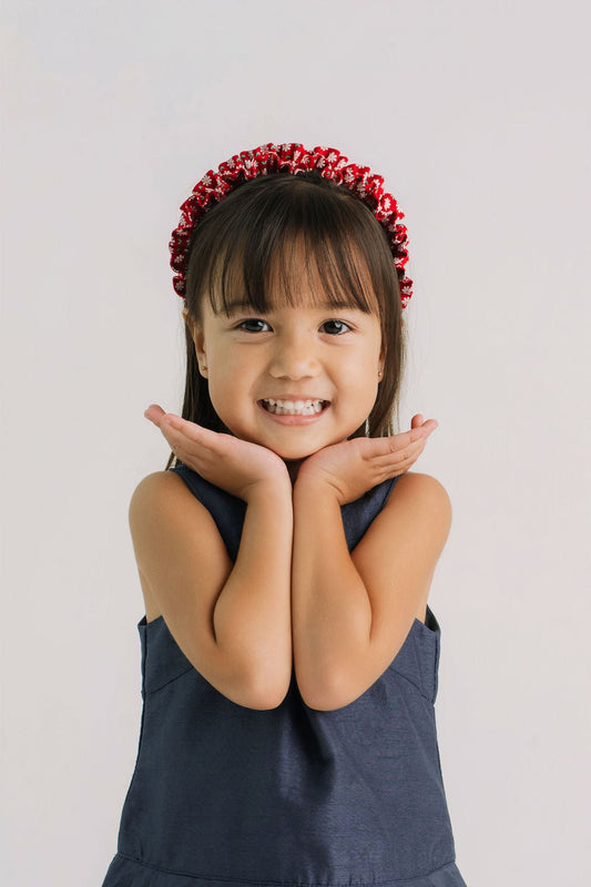 Arco Babadinho Mini Bouquet Vermelho - Yoyo Bow Club