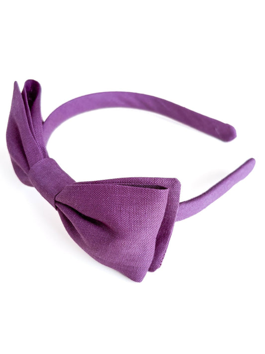 Arco Laço Linho Uva Silvestre - Yoyo Bow Club