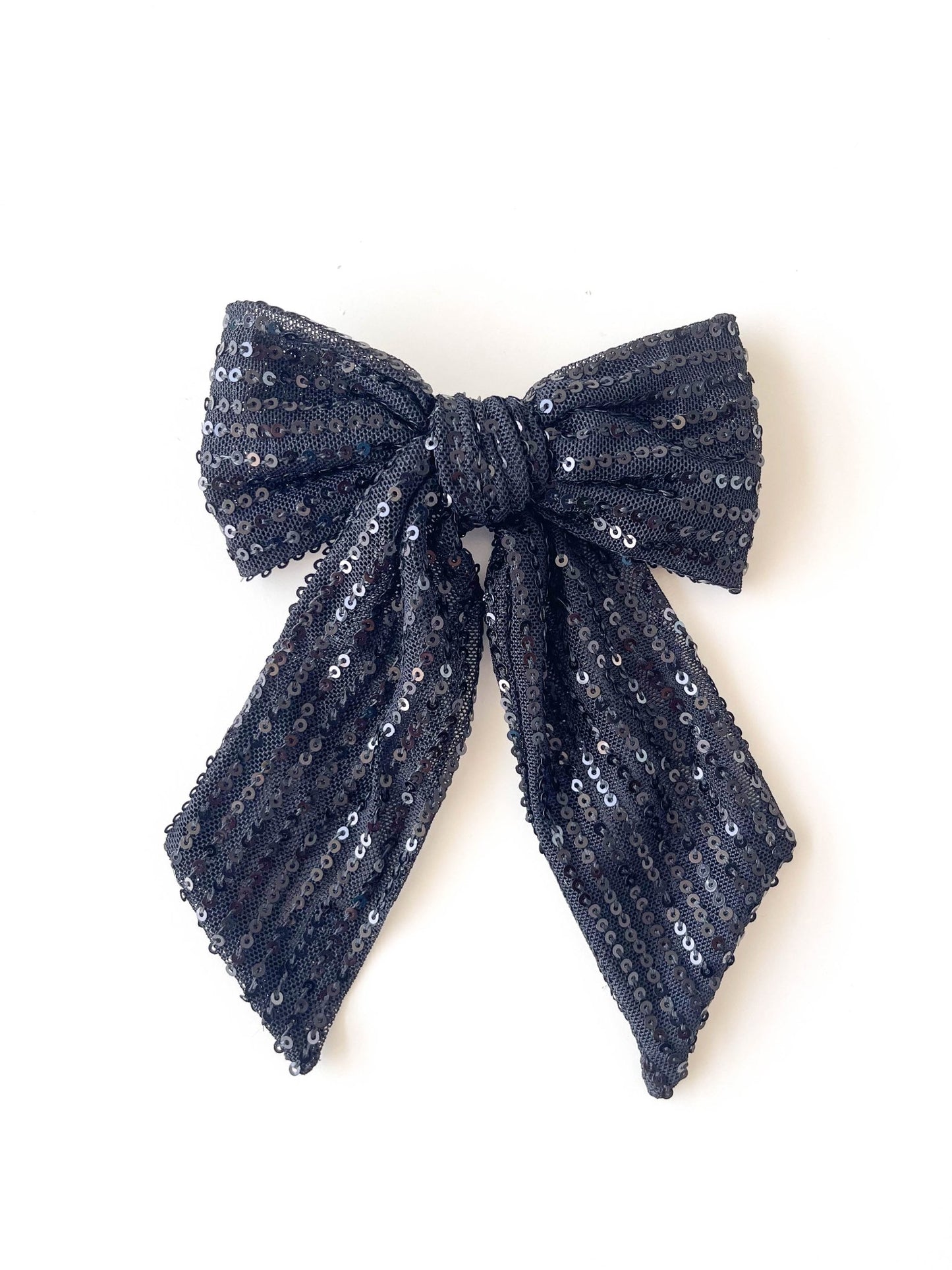 Laço Babi Shine Preto | Unidade - Yoyo Bow Club