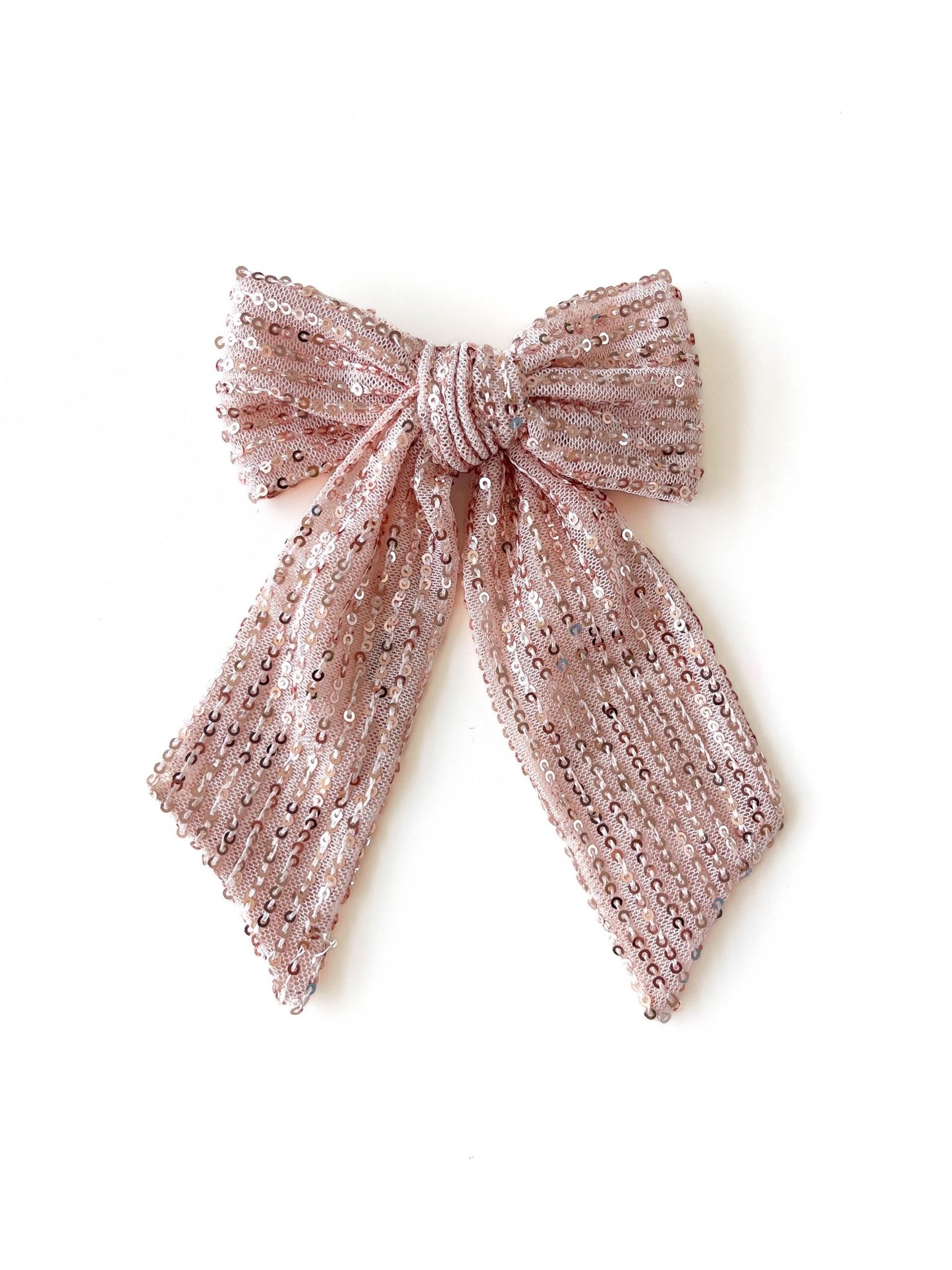 Laço Babi Shine Rosa | Unidade - Yoyo Bow Club