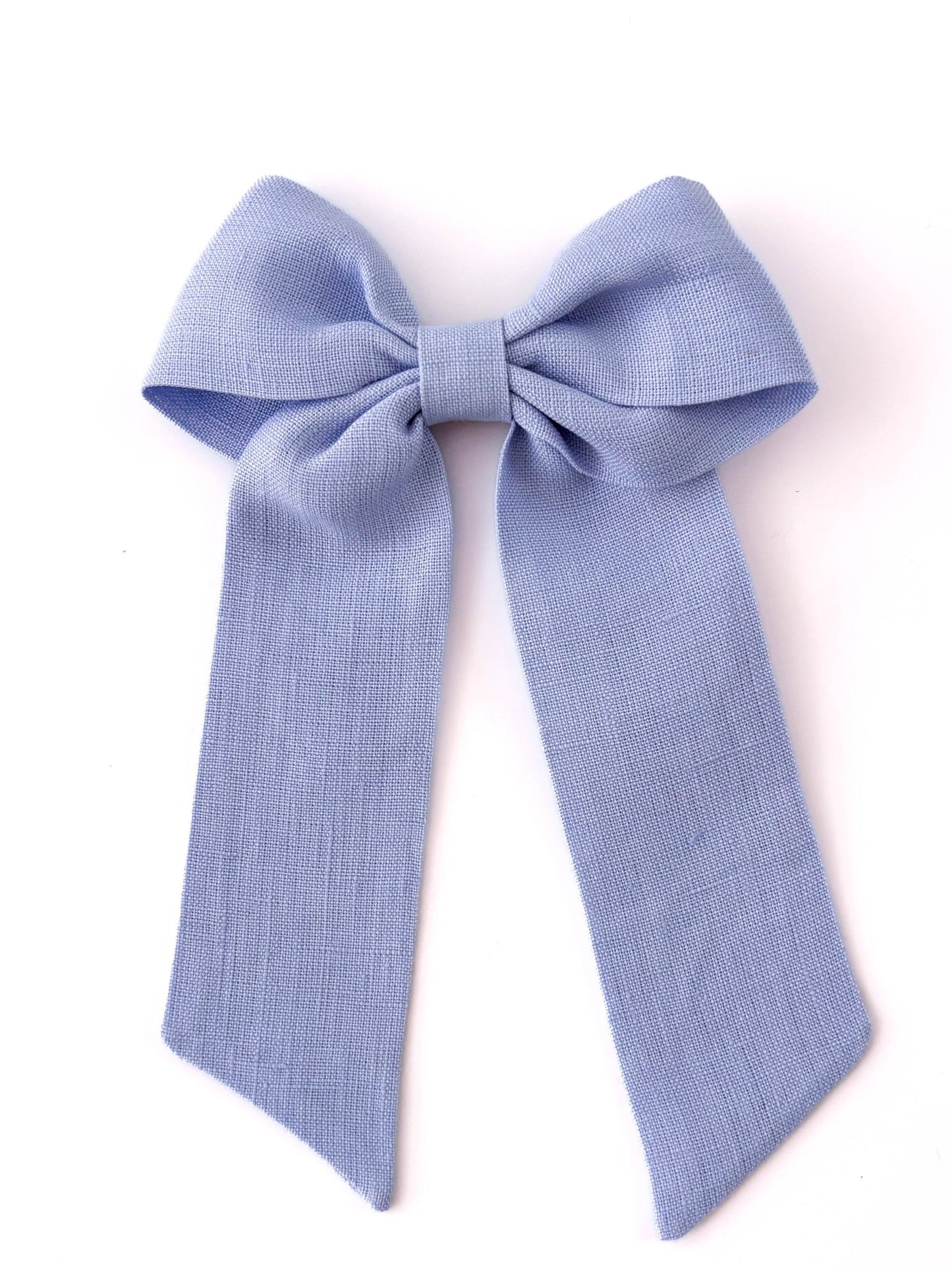 Laço Bela Linho Azul Candy | Unidade - Yoyo Bow Club