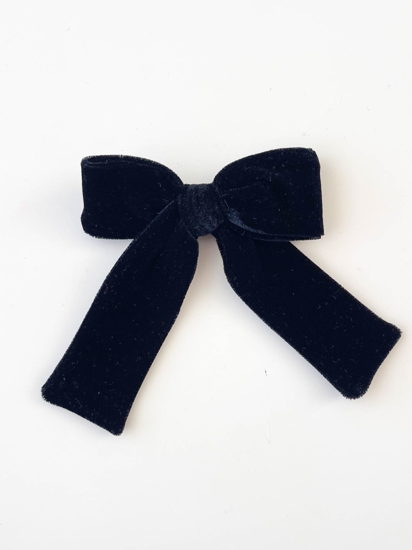 Laço Bia Veludo Preto | Unidade - Yoyo Bow Club