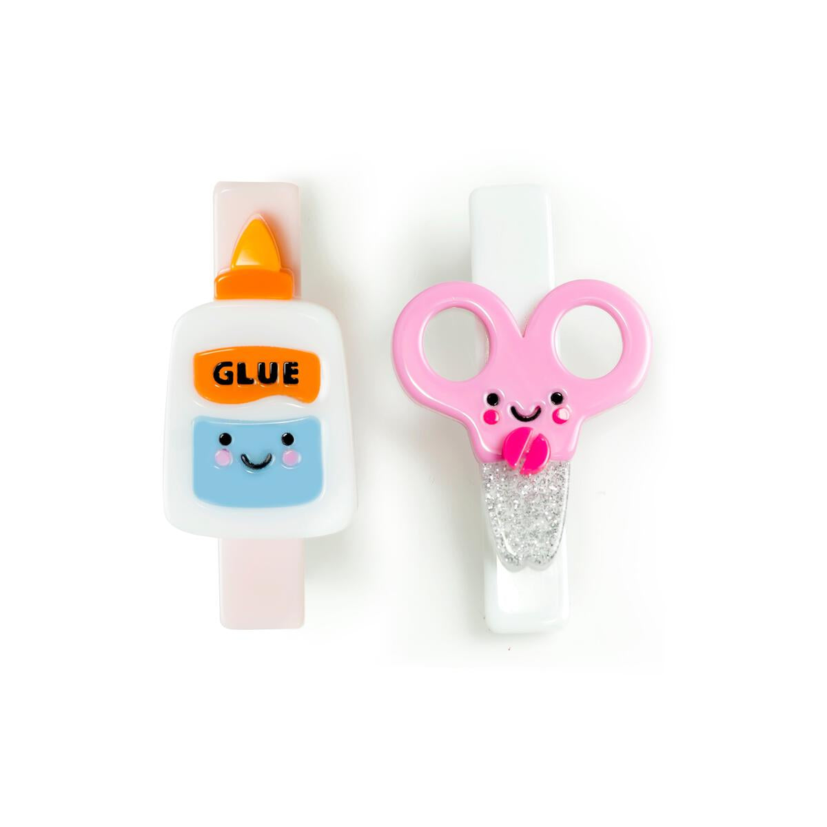 Dupla Hairclip Tesoura e Cola