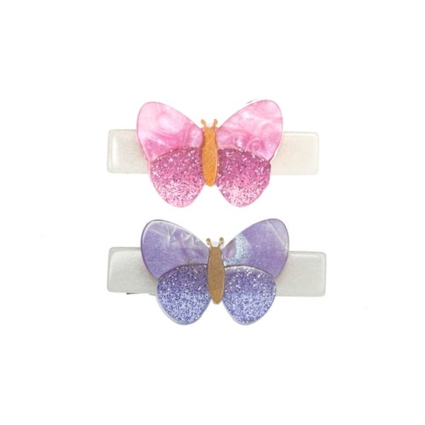 Dupla Hairclip Borboletas