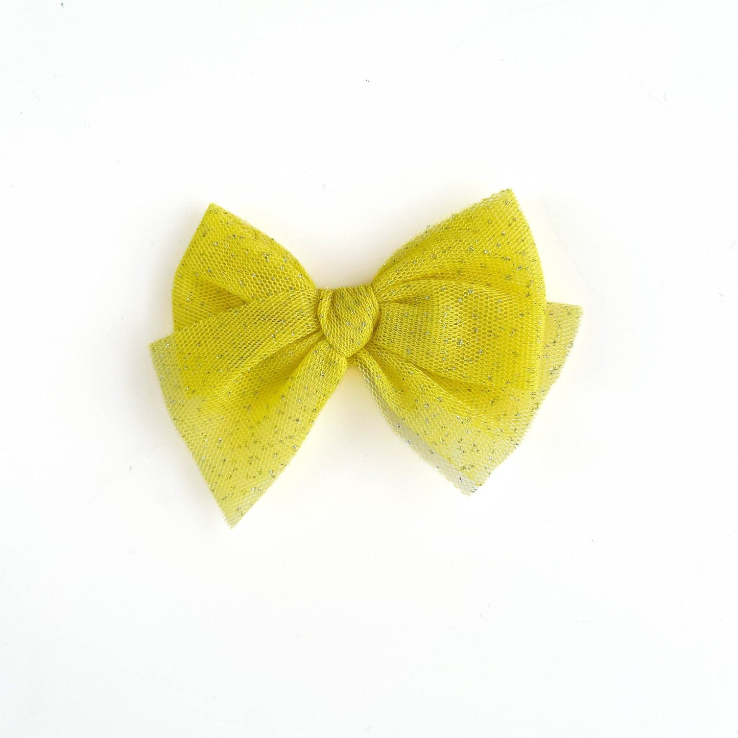 Laço Festa Tule Amarelo | Unidade - Yoyo Bow Club