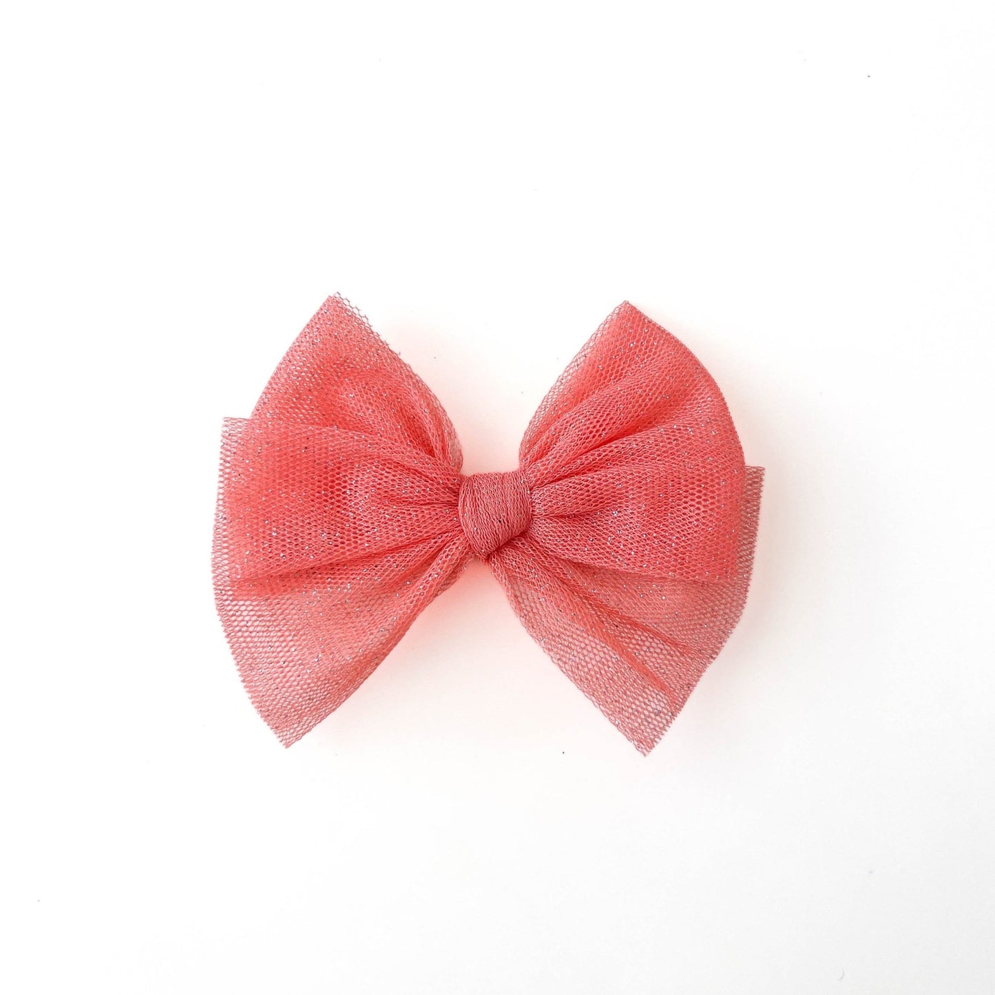 Laço Festa Tule Melancia | Unidade - Yoyo Bow Club