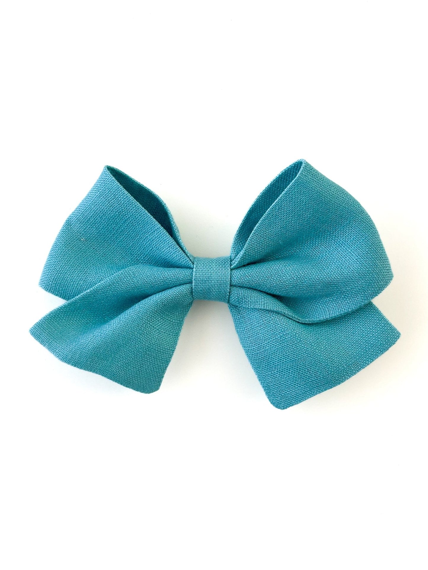 Laço Nina Linho Azul Calmo | Unidade - Yoyo Bow Club