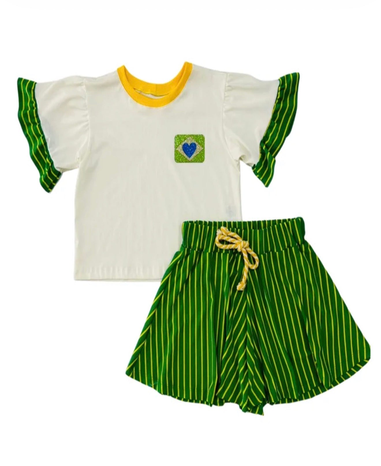 Conjunto Copa Brasil Glitter