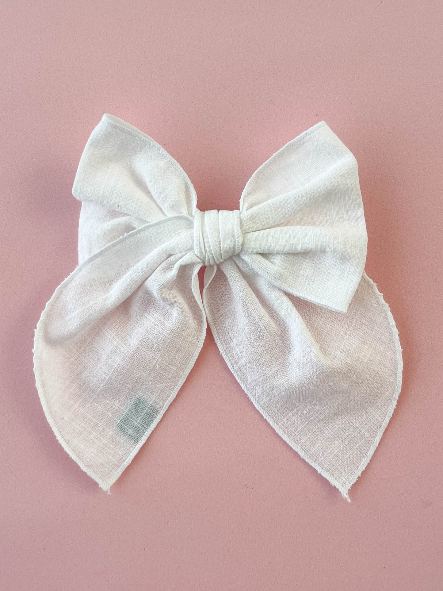 Laço Lola Branco Dia | Unidade - Yoyo Bow Club