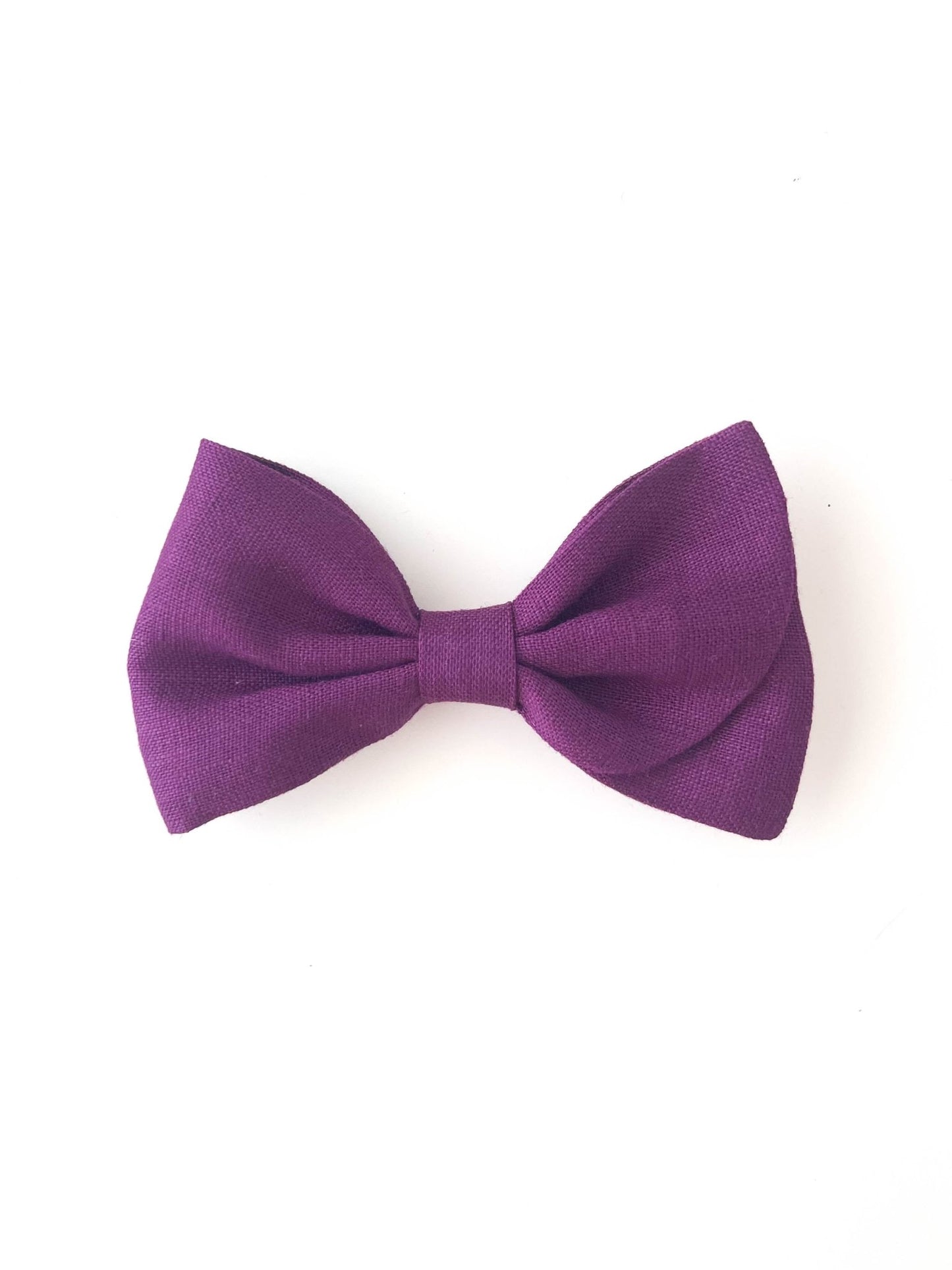 Laço Malu Linho Açai | Unidade - Yoyo Bow Club