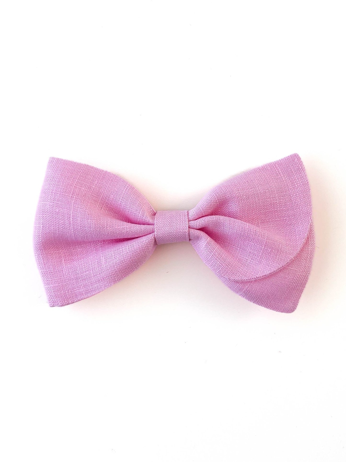 Laço Malu Linho Rosa Donuts | Unidade - Yoyo Bow Club