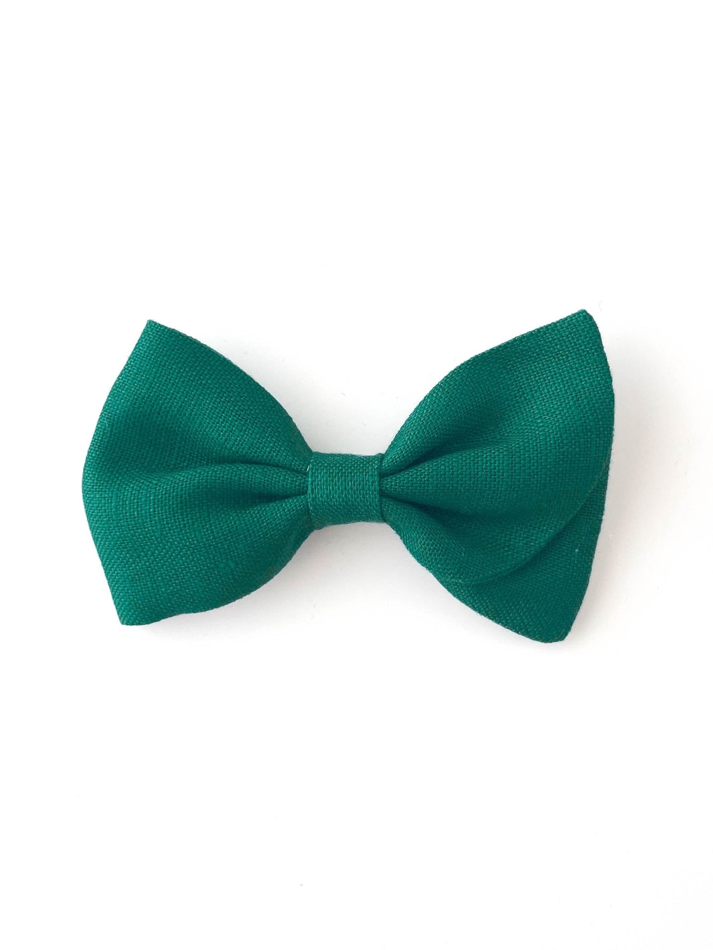 Laço Malu Linho Verde Selvagem | Unidade - Yoyo Bow Club