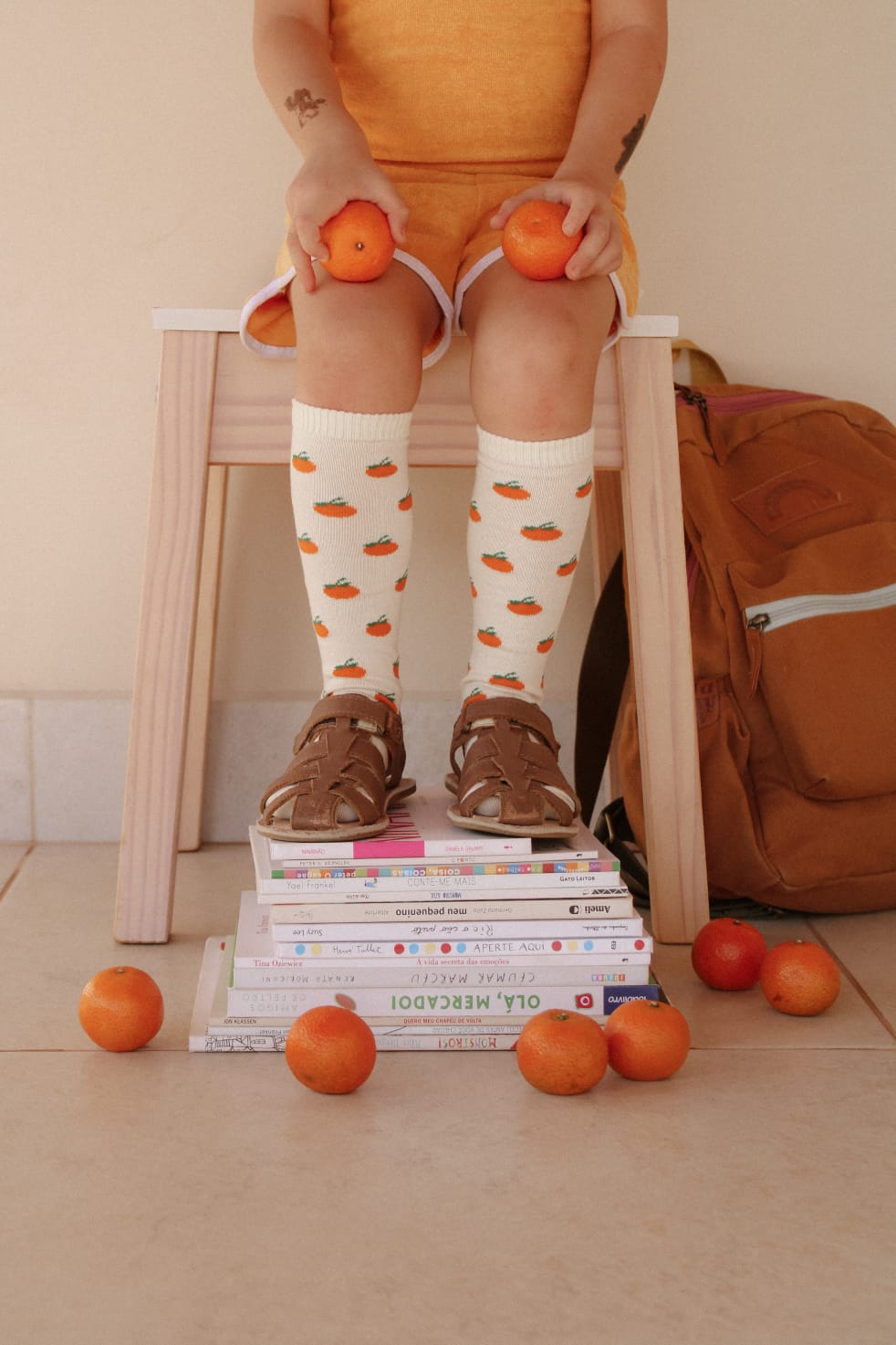 Meia Laranjinha | Farmcore - Yoyo Bow Club