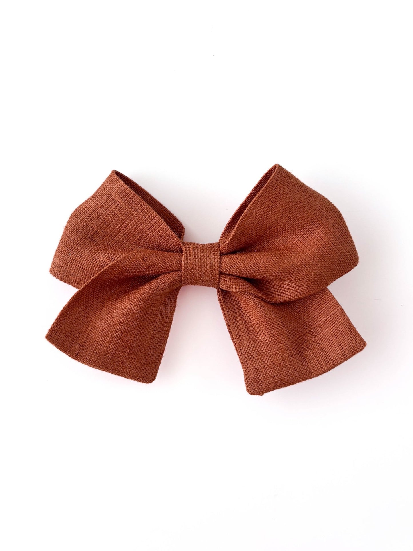 Laço Nina Linho Avelã | Unidade - Yoyo Bow Club