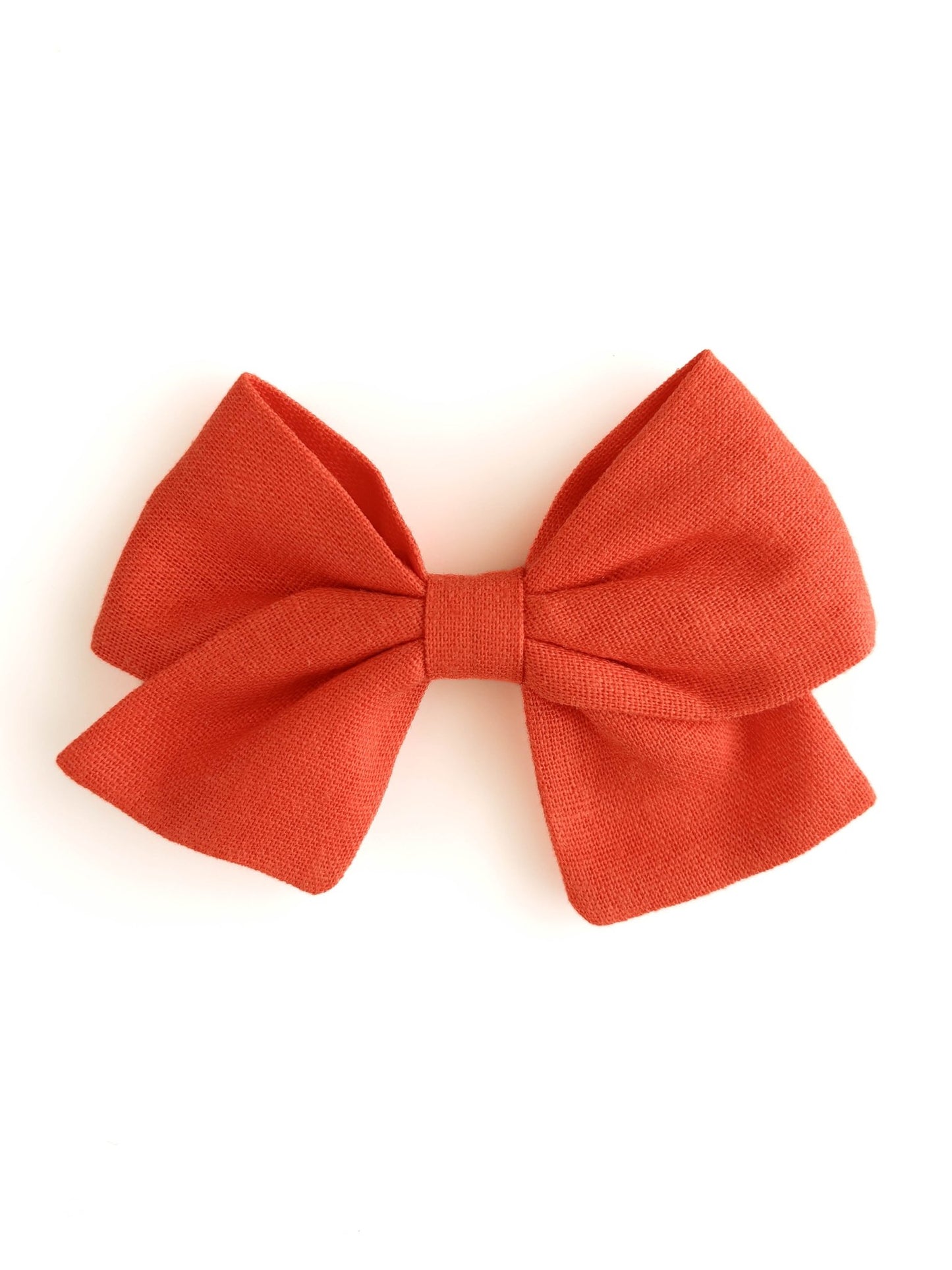 Laço Nina Linho Laranja Energia - Yoyo Bow Club