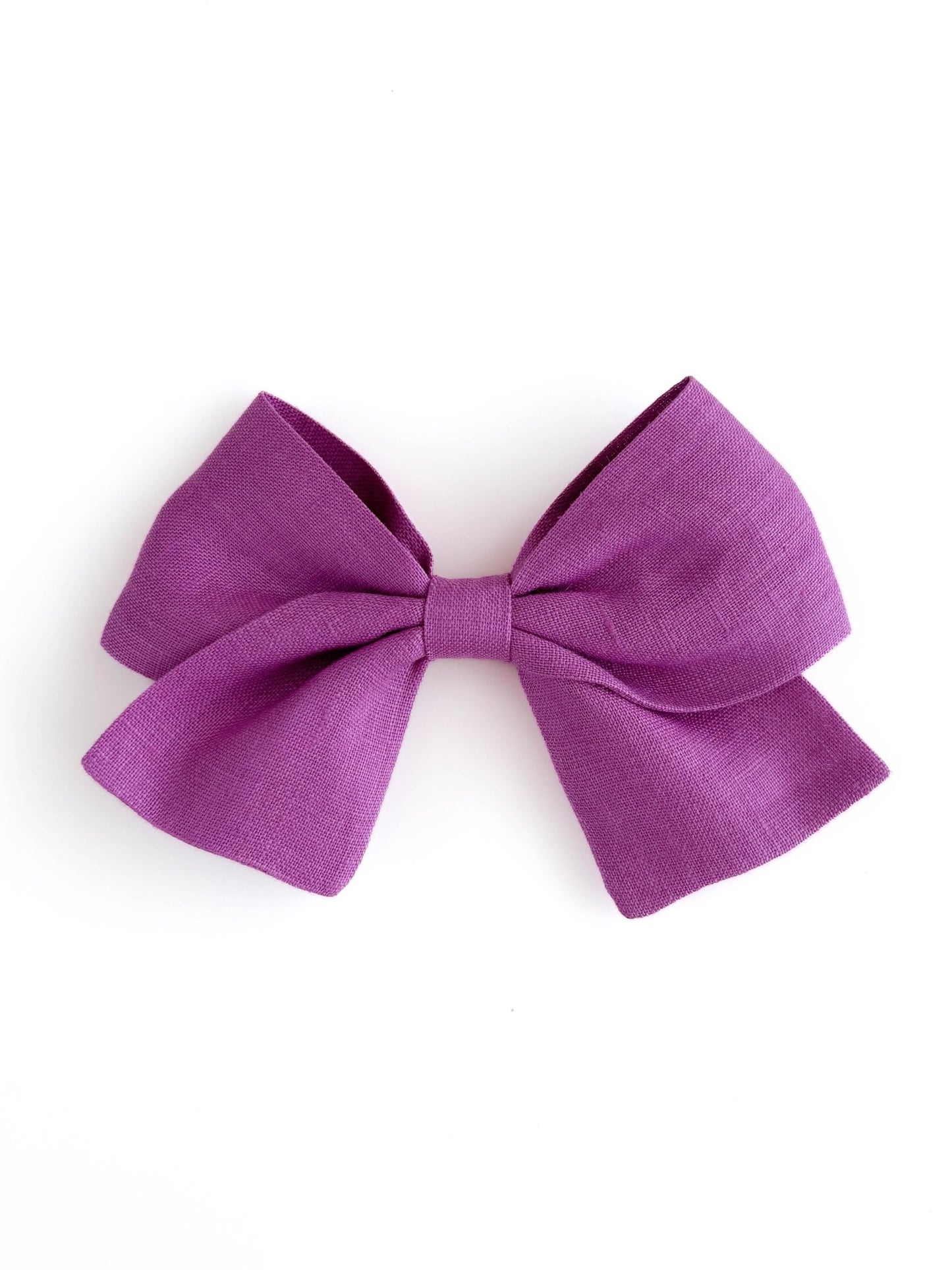 Laço Nina Linho Roxo Manacá | Unidade - Yoyo Bow Club