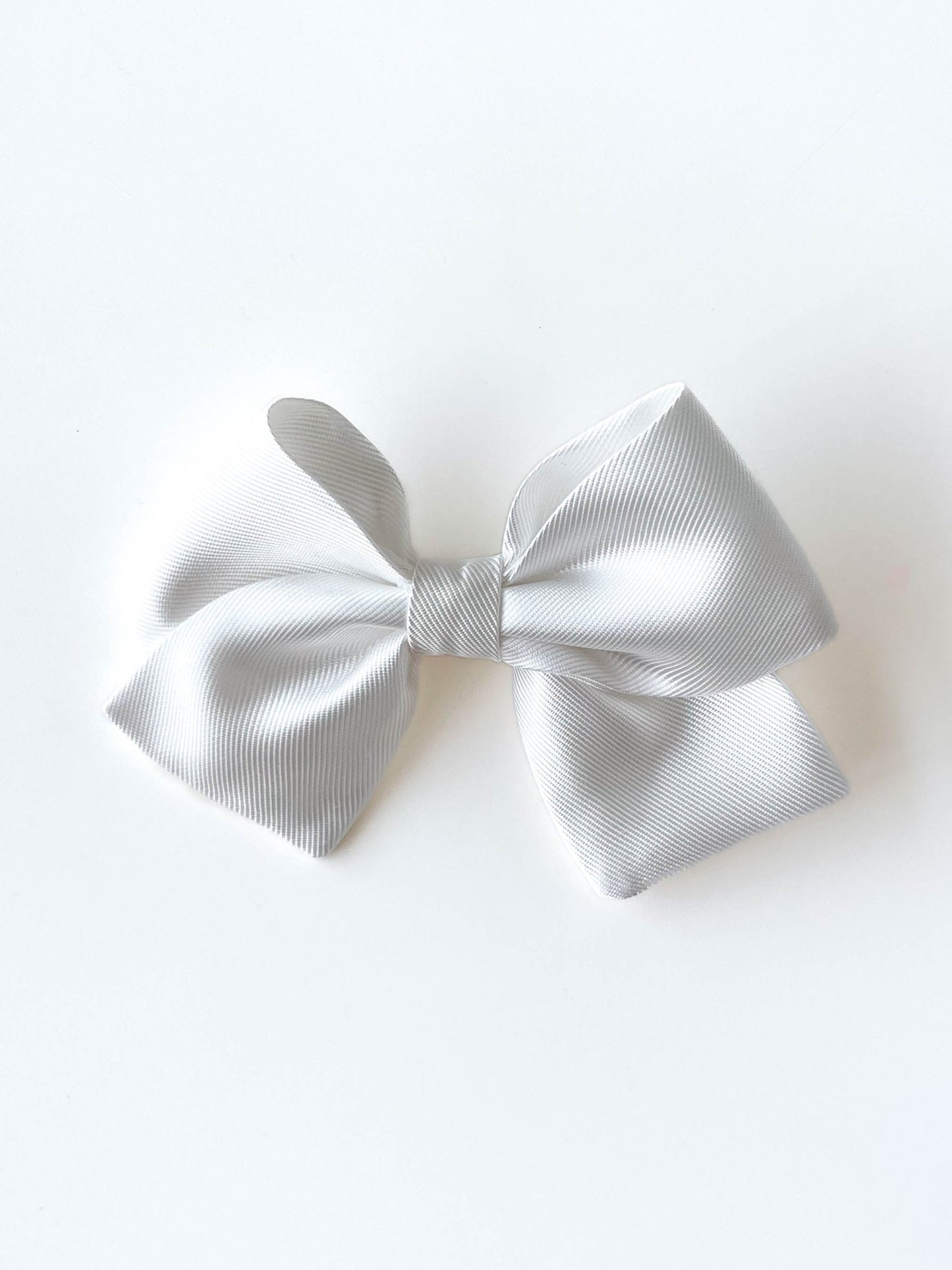 Laço Nina Zibeline Branco | Unidade - Yoyo Bow Club