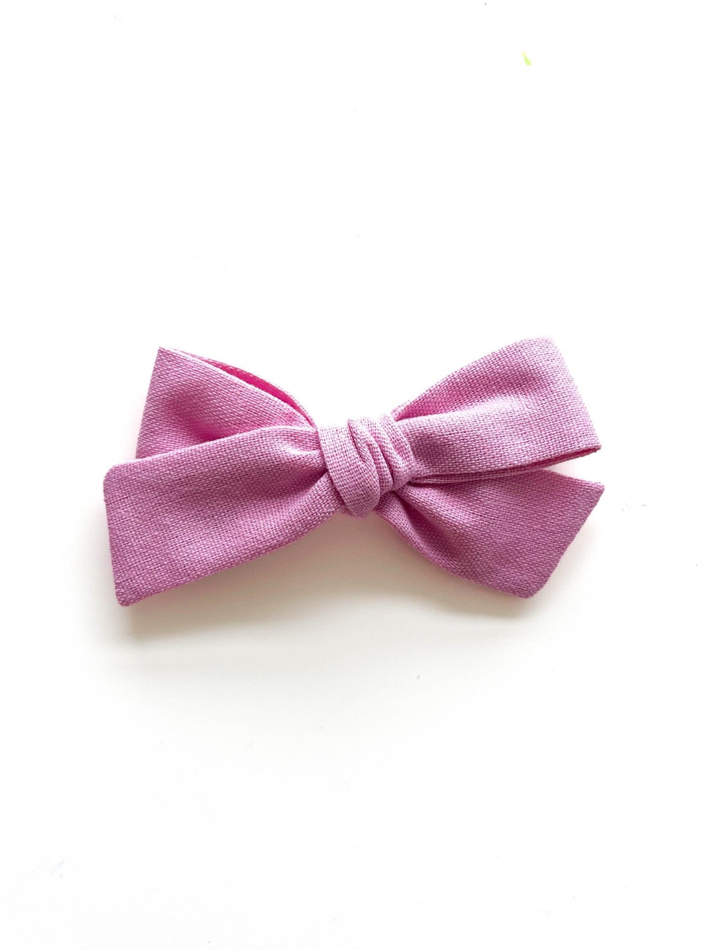 Laço Tata Linho Rosa Ballet - Yoyo Bow Club