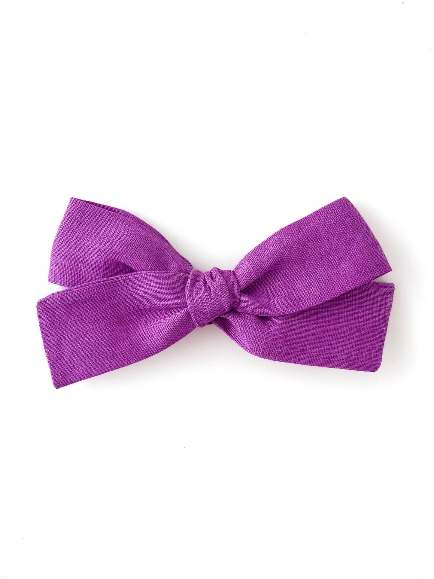 Laço Tata Linho Roxo Manacá | Unidade - Yoyo Bow Club