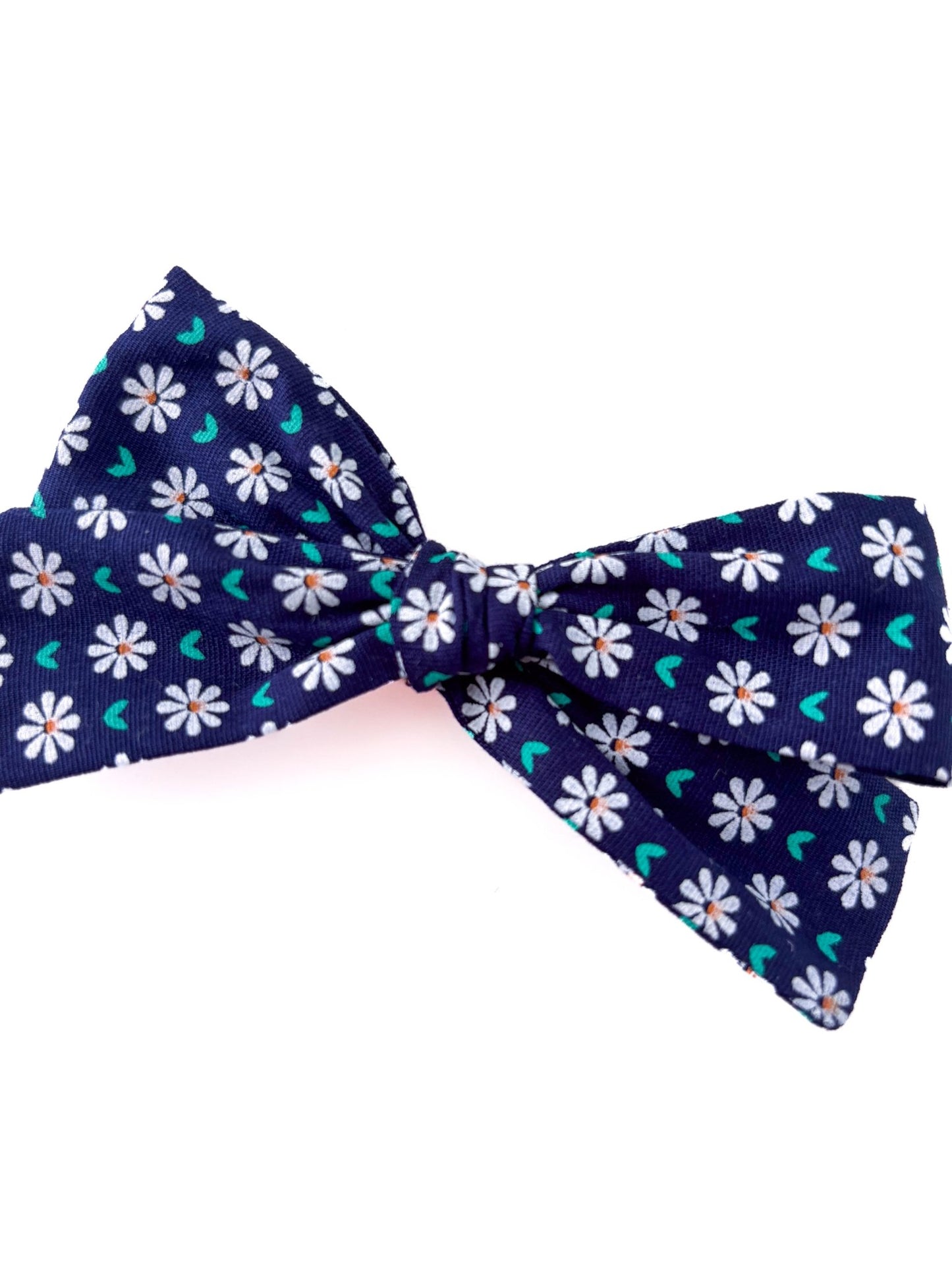 Laço Tata Mini Bouquet Marinho | Unidade - Yoyo Bow Club