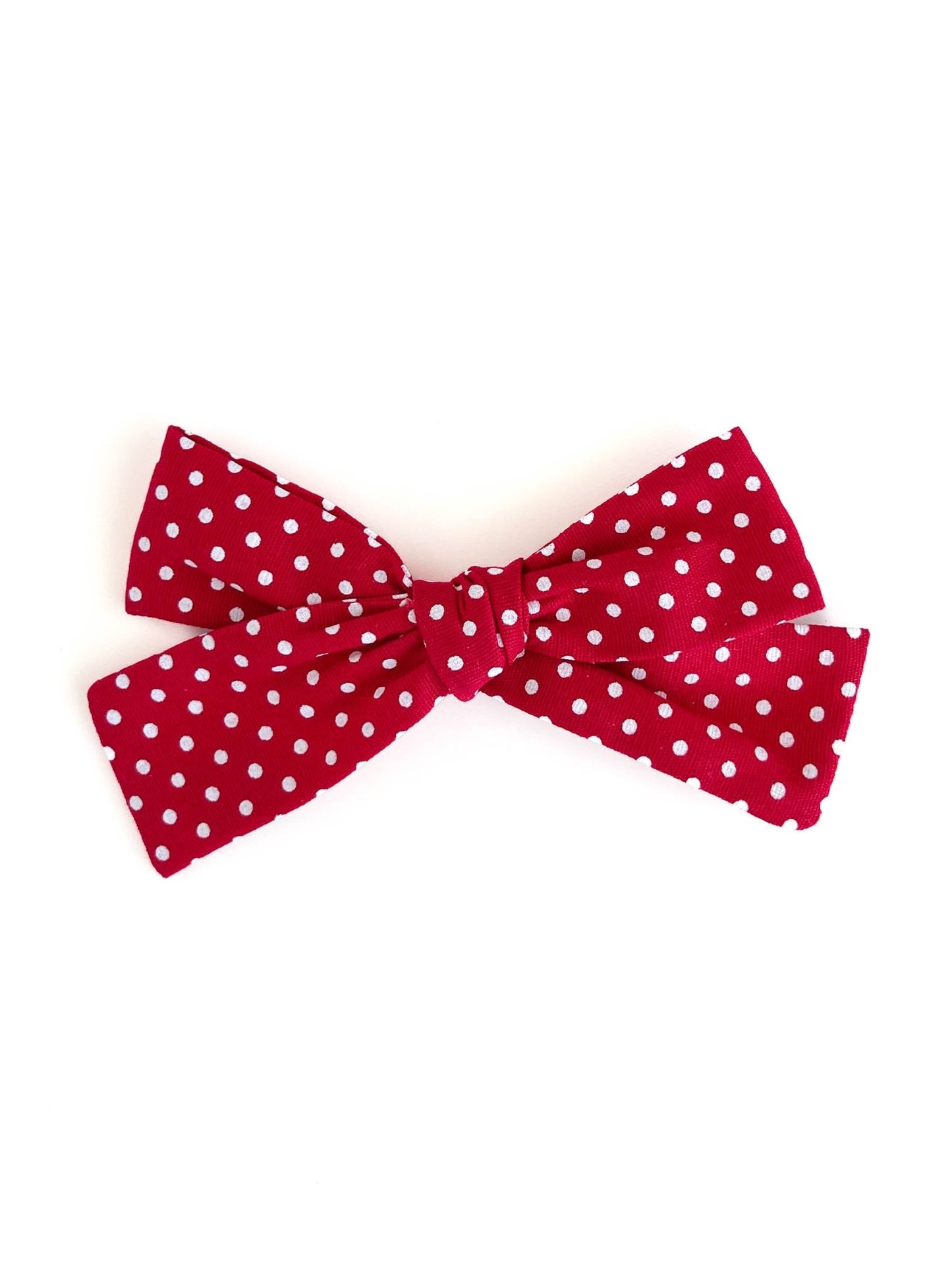 Laço Tata Poa Vermelho - Yoyo Bow Club