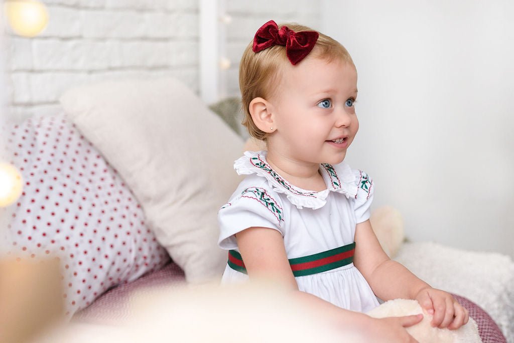 Laço Lili Veludo | Unidade - Yoyo Bow Club