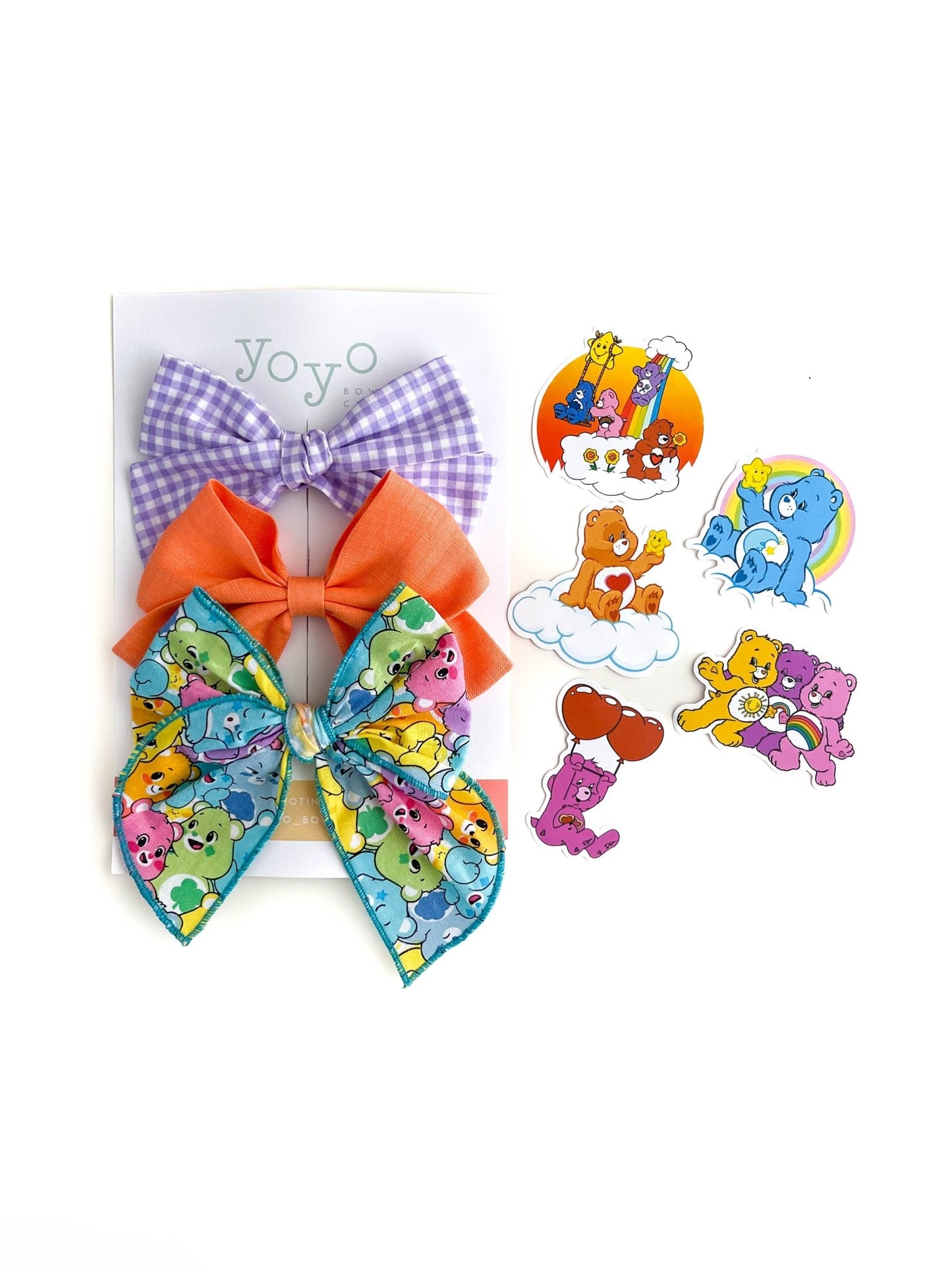 Kit Ursinhos Carinhosos | 3 laços - Yoyo Bow Club