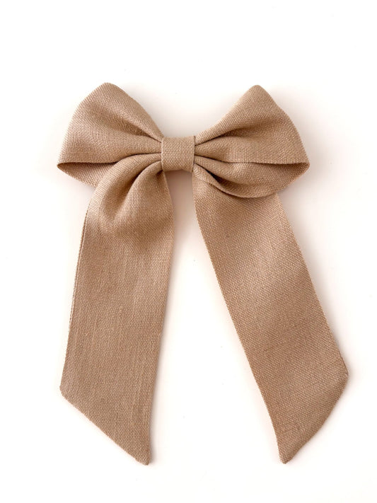 Laço Bela Linho Deserto | Unidade - Yoyo Bow Club