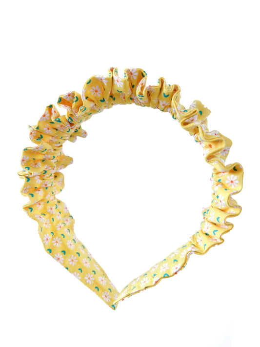 Arco Babadinho Mini Bouquet Amarelo - Yoyo Bow Club