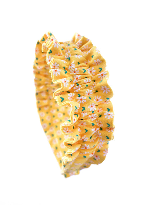 Arco Babadinho Mini Bouquet Amarelo - Yoyo Bow Club