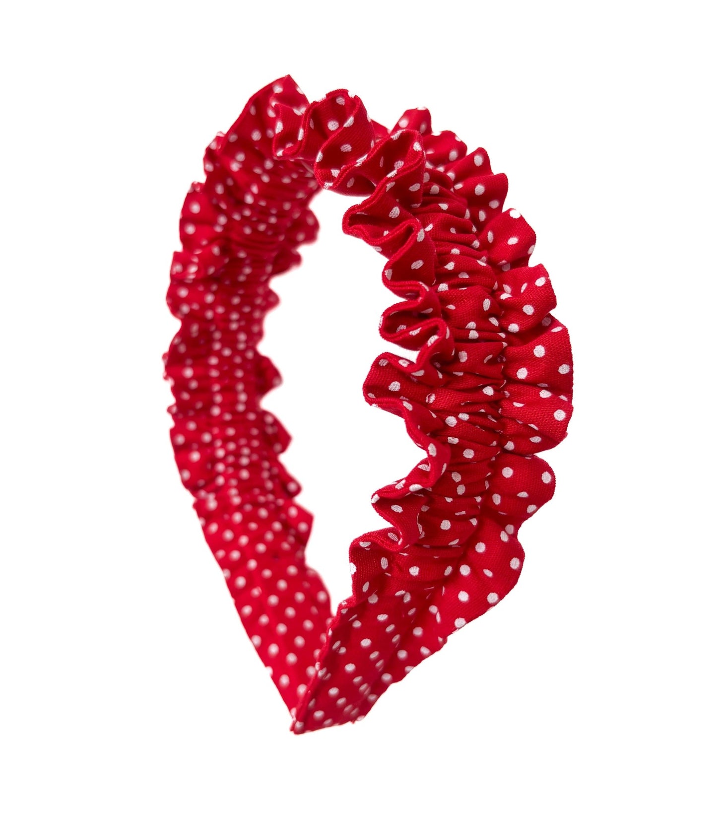 Arco Babadinho Poa Vermelho - Yoyo Bow Club