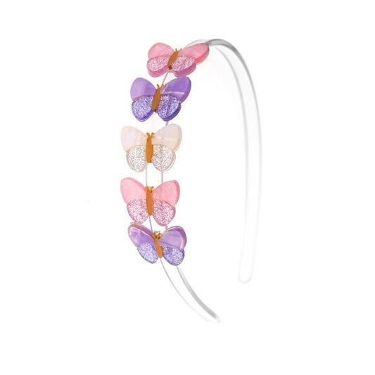 Arco Borboletas Lilás e Rosa