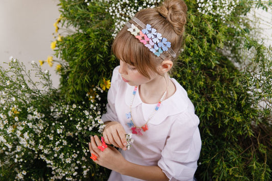 Arco Borboletas Spring Colors - Yoyo Bow Club