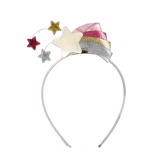 Arco Estrela Cadente Rosa 3D