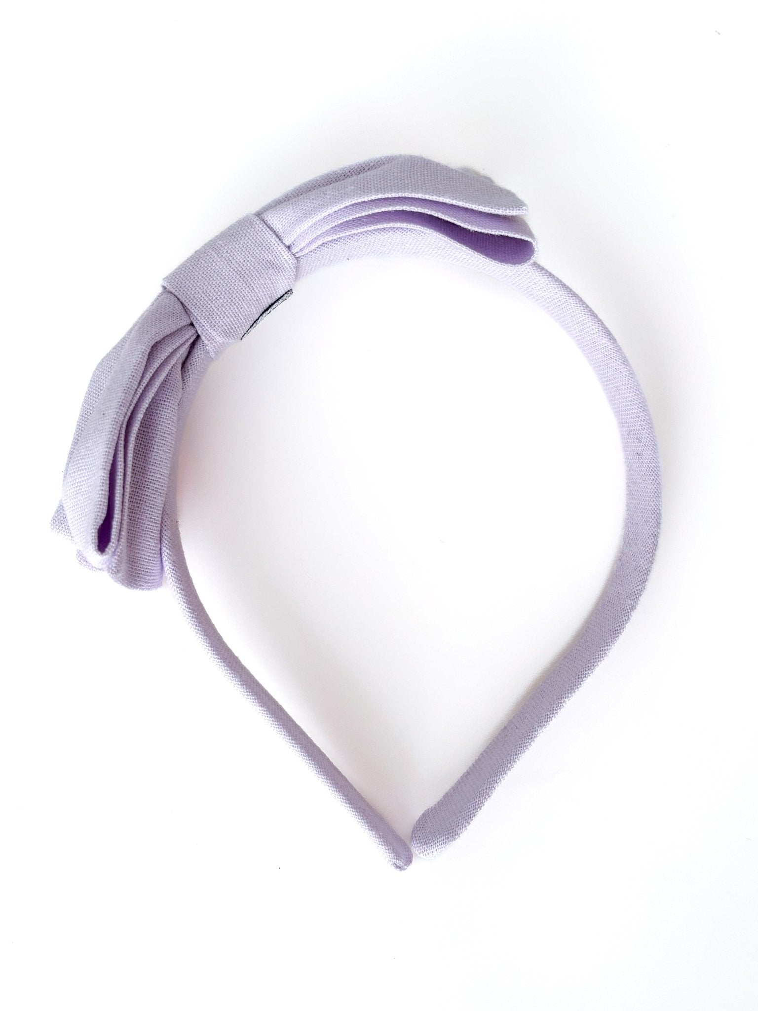 Arco Laço Linho Lilac Snow - Yoyo Bow Club