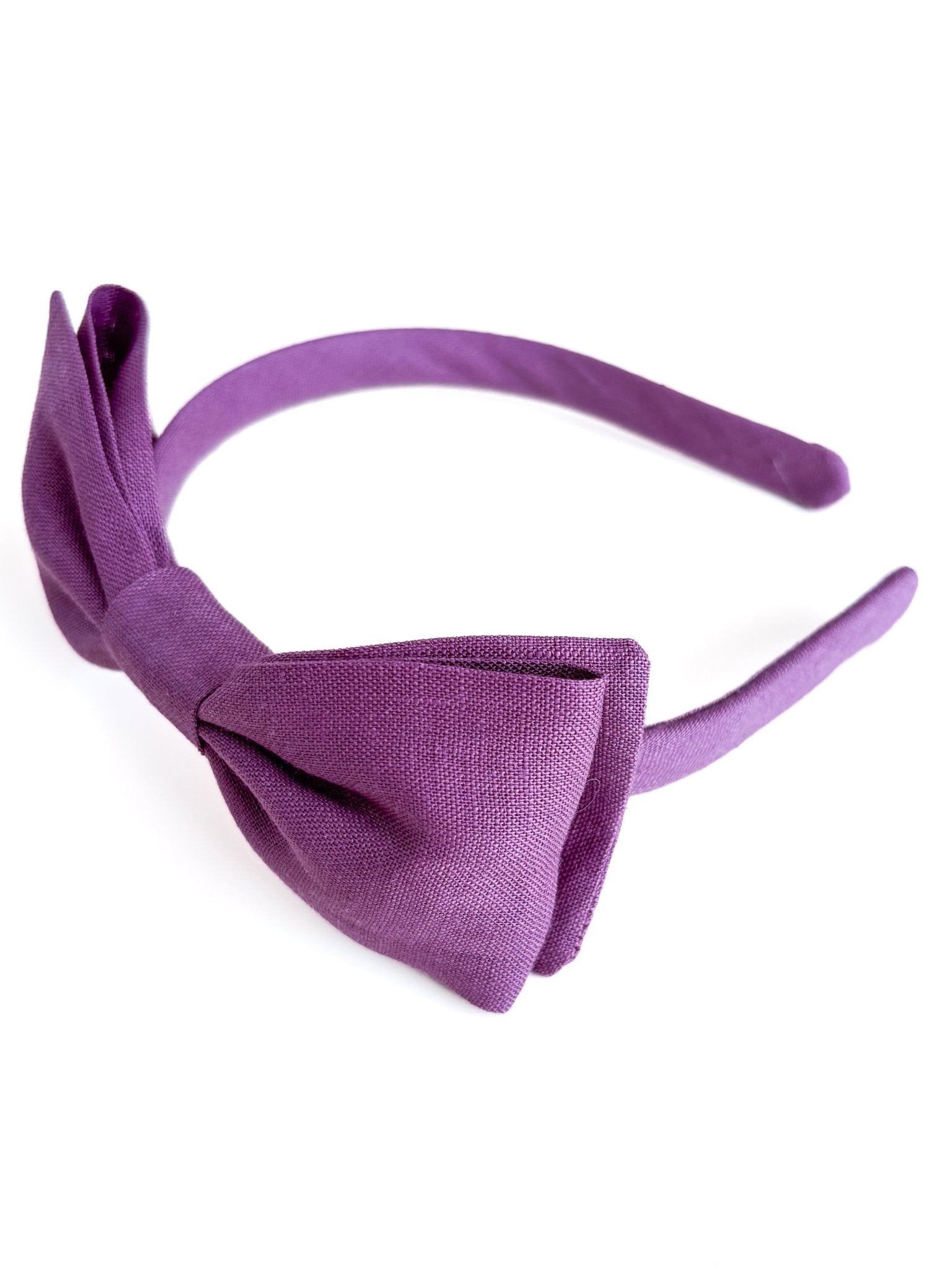 Arco Laço Linho Uva Silvestre - Yoyo Bow Club