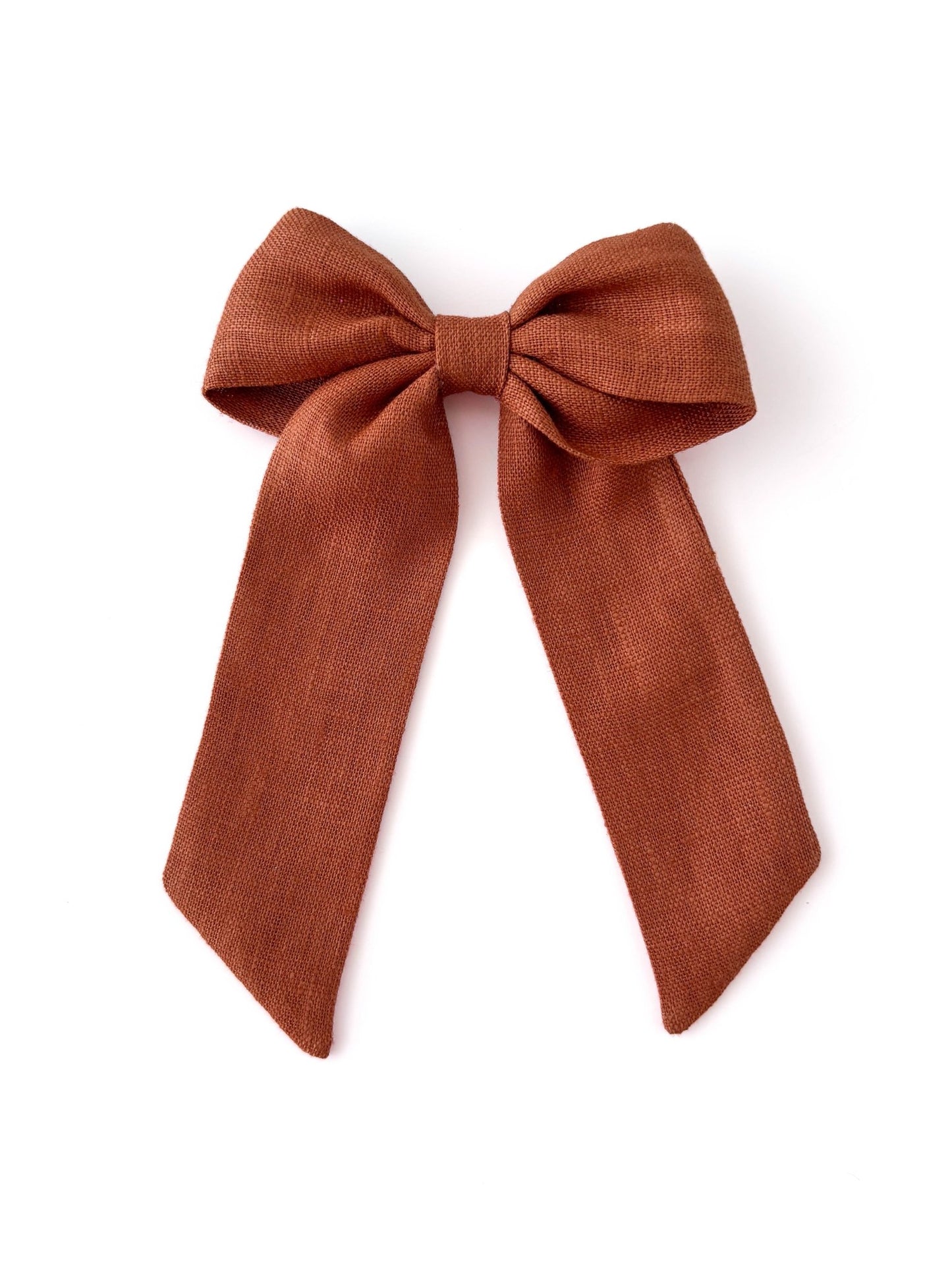 Laço Bela Linho Avelã | Unidade - Yoyo Bow Club