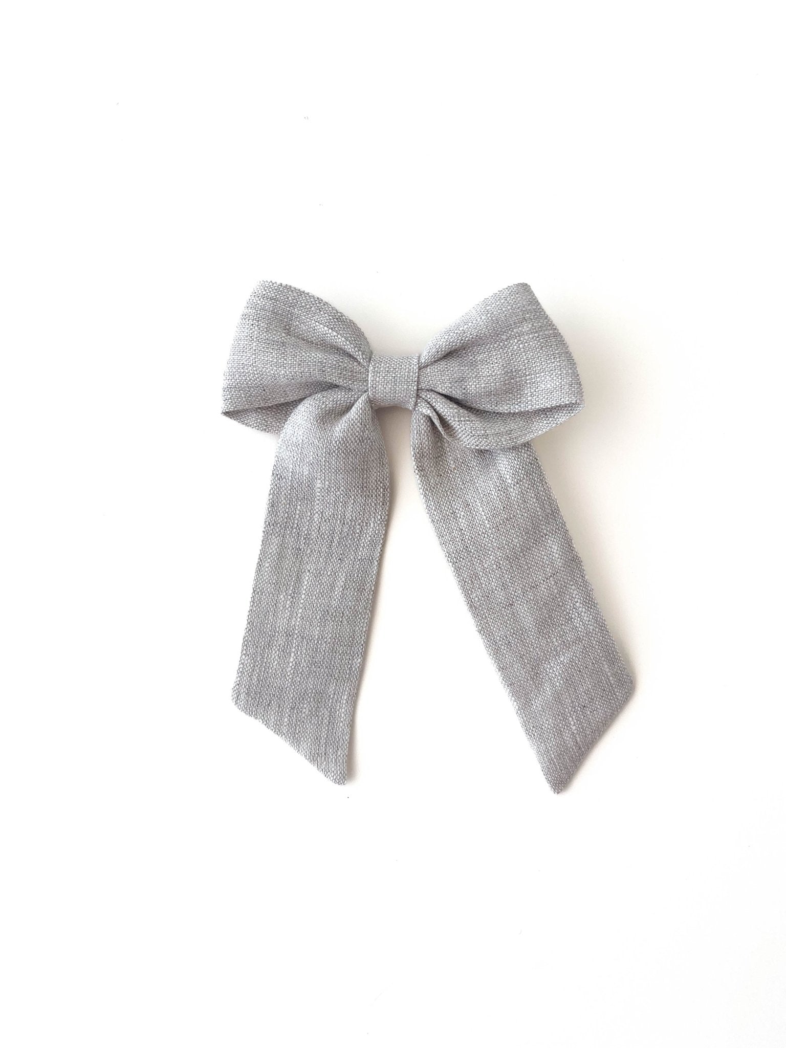 Laço Bela Linho Natural | Unidade - Yoyo Bow Club