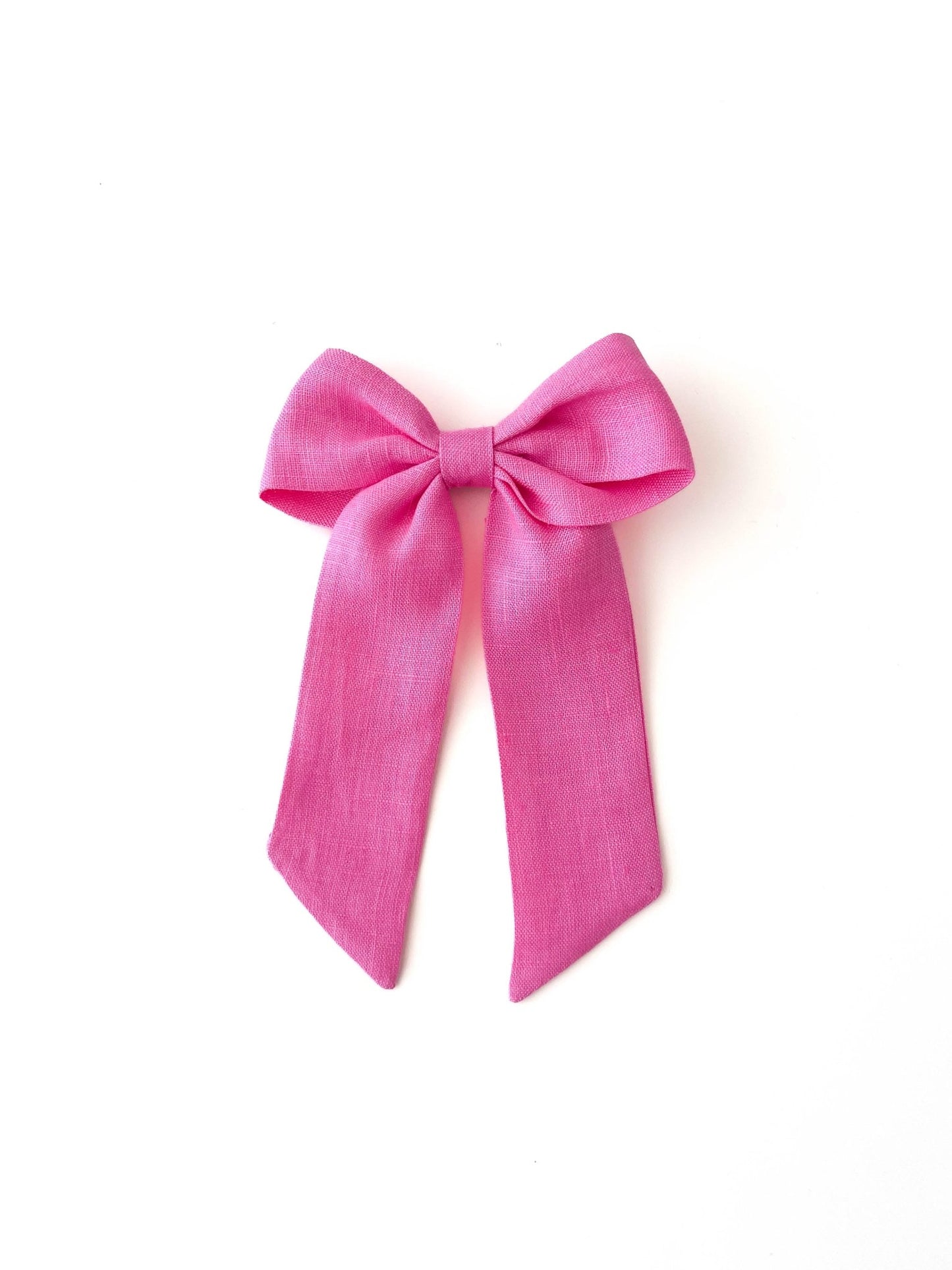 Laço Bela Linho Pink Dream | Unidade - Yoyo Bow Club
