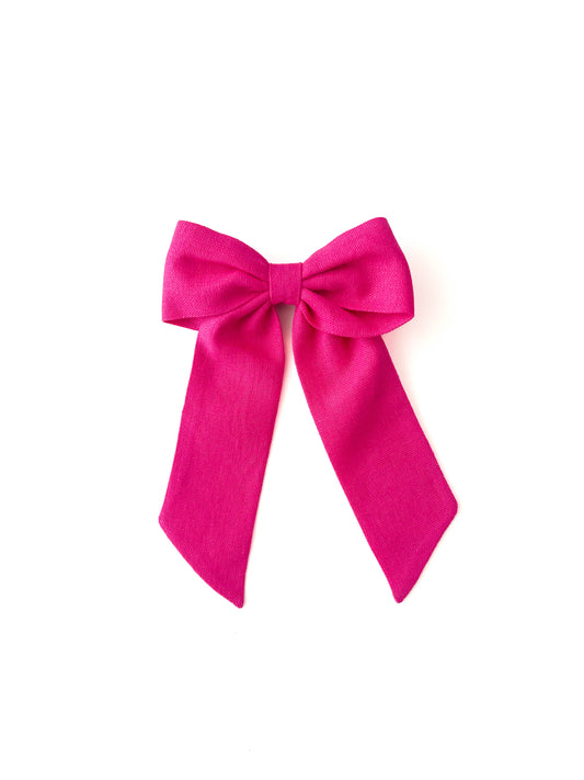 Laço Bela Linho Rosa Barbie | Unidade