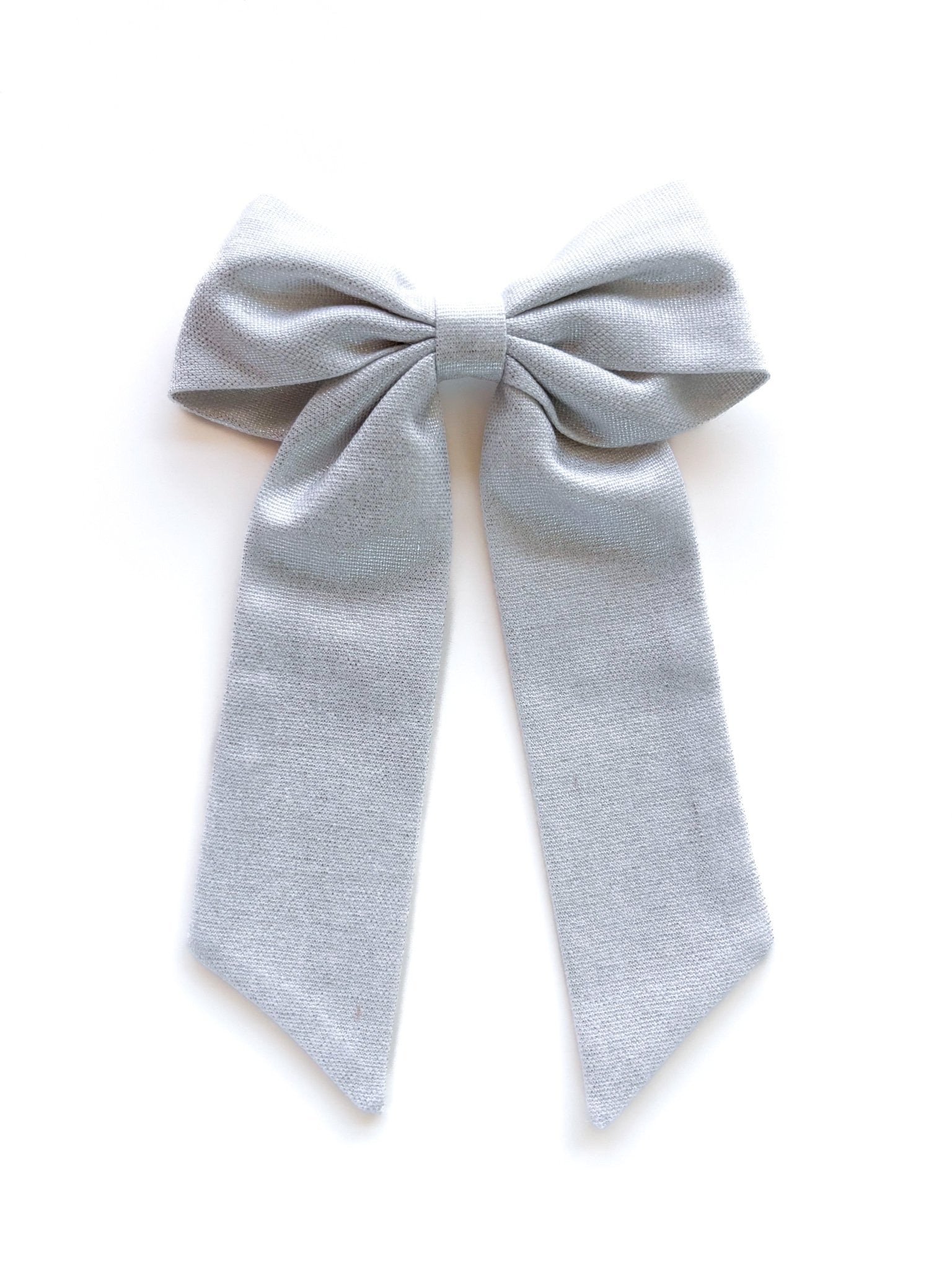 Laço Bela Prata Vintage - Yoyo Bow Club