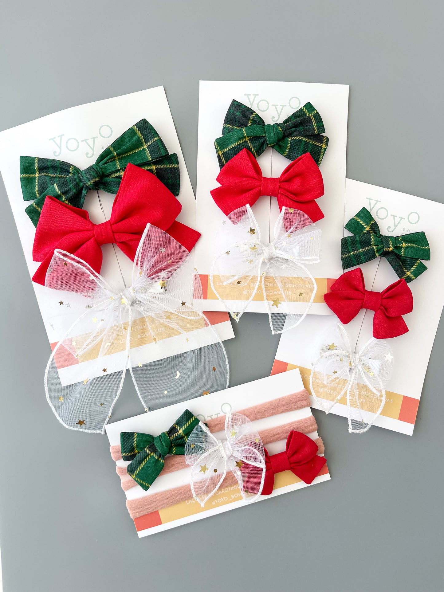 Bow Club Assinatura Mensal de Laços Yoyo Bow Club