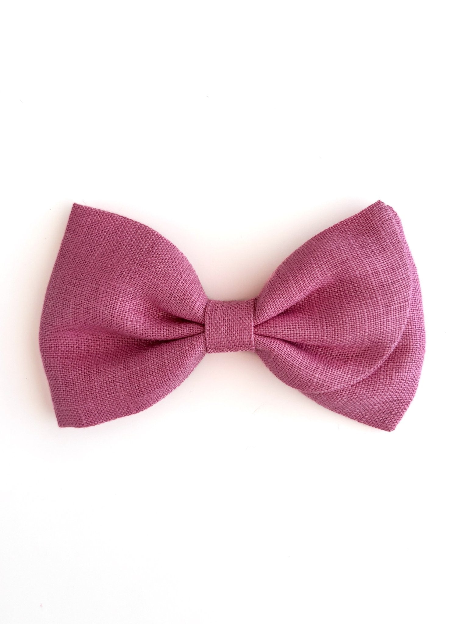 Laço Malu Linho Rosa Chic | Unidade - Yoyo Bow Club