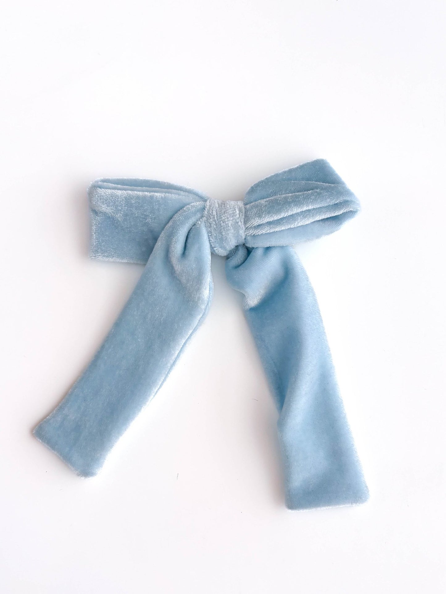 Laço Bia Veludo Azul Frozen | Unidade - Yoyo Bow Club