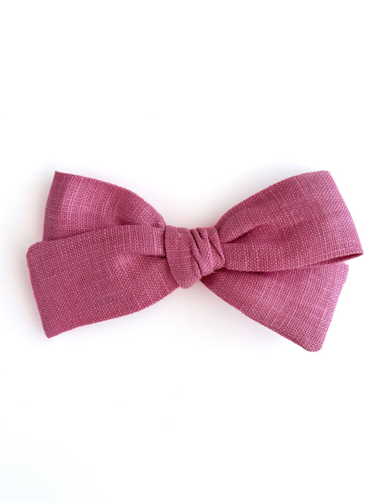 Laço Tata Linho Rosa Chic | Unidade