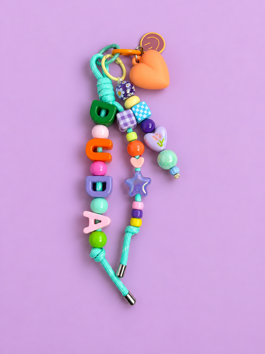 Chaveiro Charm com Nome ou Palavra Coisa de Menina