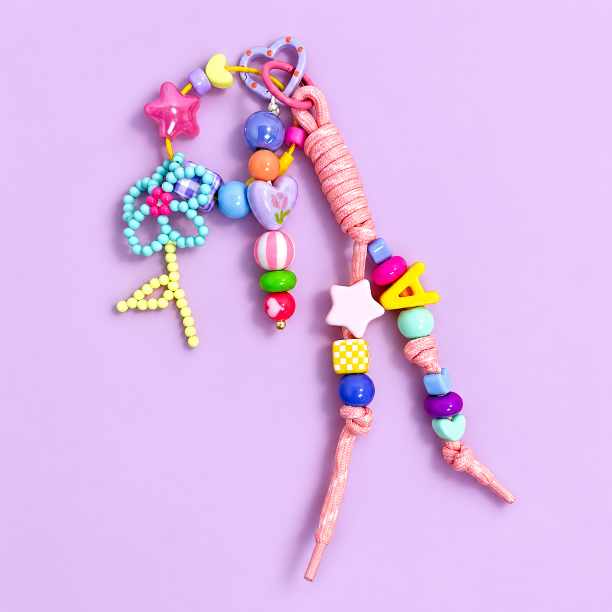 Chaveiro Charm com Inicial Coisa de Menina